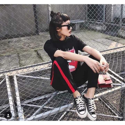 (Size đến 110Kg) Quần thun suông 1 sọc nam nữ chất đẹp,dày dặn