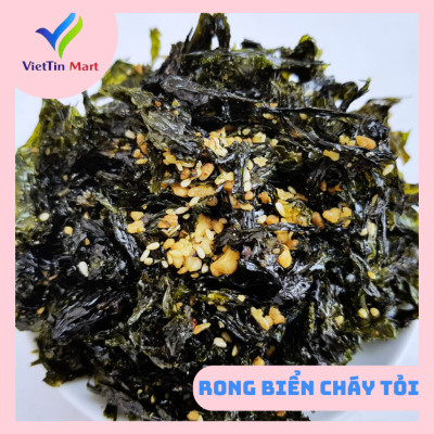 Combo 6 Hũ Rong Biển Cháy Tỏi Viettin Mart 70G