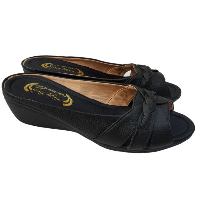 Dép Sục Nữ Hở Mũi BIGGBEN Da Bò Cao Cấp SBN32