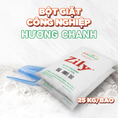 Bột giặt công nghiệp Zily 25kg/bao