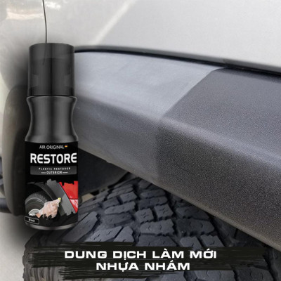 Bộ Sản Phẩm Bảo Dưỡng Phục Hồi Làm Mới Nhựa Nhám Lão Hoá Lâu Ngày Chất Lỏng Tinh Thể Plastic Xi `Mạ Taplo Nội Thất ô tô