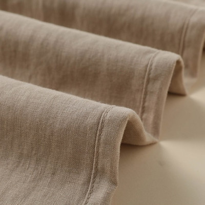 Quần linen suông nữ cạp chun ,quần nữ đi biển mặc thoáng mát ,dễ phối QD08