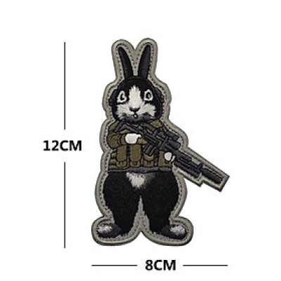 Patch_miếng dán velcro Gấu Nga_Rhapsody_Cat Shit_chiến thuật