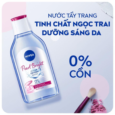 Nước Tẩy Trang Nivea Pearl White Tính Chất Ngọc Trai Sáng Da Dành Cho Da Thường Và Khô 400ml