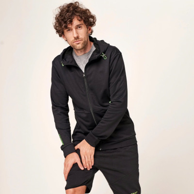 Áo khoác nỉ zip-up nam DERBY BioTechUSA