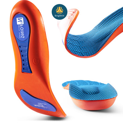 Lót giày nam nữ êm chân chất liệu vải mesh cấu trúc vòm nâng đỡ lòng bàn chân, kết hợp ốpTPU chống thốn và bảo vệ gót chân - buybox - BBPK363