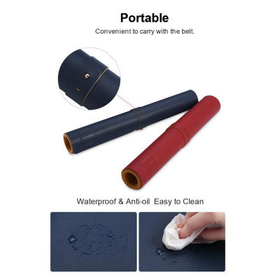 Tấm bảo vệ bằng da PU BUBM  chống thấm nước chống thấm dầu cho văn phòng và gia đình