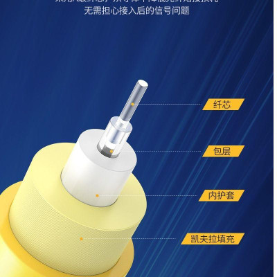 Ugreen UG80517NW132TK 10M ST-ST Màu vàng Cáp nhảy quang Single mode Simplex Fiber - HÀNG CHÍNH HÃNG