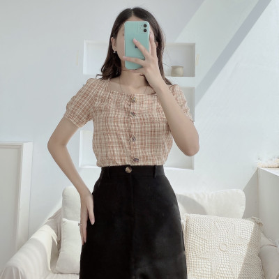 Chân váy ngắn chữ A các màu Mini skirt Nacirs basic Burny C1001289