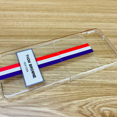 Ốp lưng dành cho Samsung Galaxy Z Fold 3 , Z Flip 3 trong suốt Thom Browne, hai mảnh hiệu Likgus - Hàng chính hãng