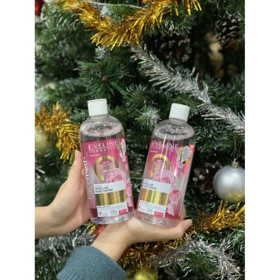 [Chỉ 99k] Nước tẩy trang tinh chất hoa hồng EVELINE FACEMED+ 400ml