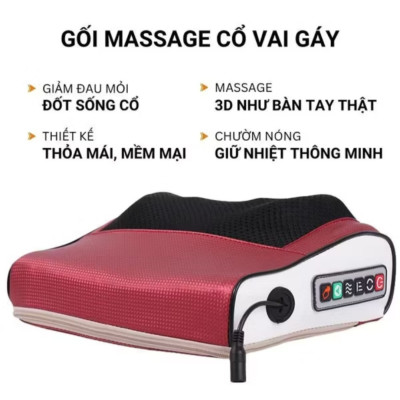 SIÊU PHẨM GỐI MASSAGE CỔ VAY GÁY 20 BI MASSAGE THƯ GIÃN HẾT ĐAU CỔ VAY GÁY 
