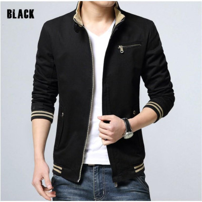 ÁO KHOÁC KAKI NAM 2 LỚP BO SỌC 