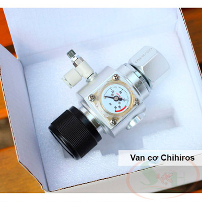 Van co2 Chihiros Regulator Mate cơ, điện tinh chỉnh co2 bể thủy sinh cá tép cảnh