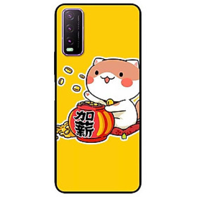 Ốp lưng dành cho Vivo Y20 - Y20s - Y12s mẫu Mèo vung Tiền