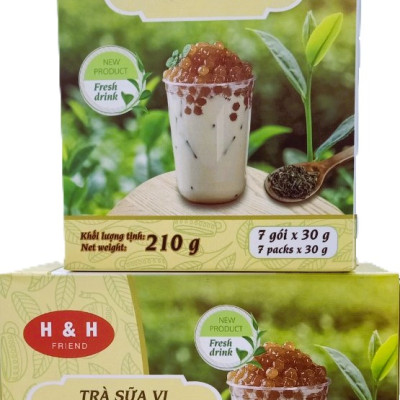 Trà sữa vị truyền thống H&H Friend hộp giấy 210g
