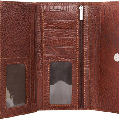 Ví Nữ Huy Hoàng HT3150 (9.5 x 19 cm) - Nâu