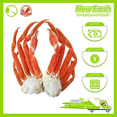 [GIAO NHANH HCM] Chân Cua Tuyết Canada Size  Trung - Túi 1Kg (5-6 cụm chân)
