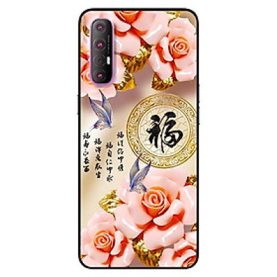 Ốp lưng dành cho Oppo Reno 3 Pro mẫu Hoa Bướm