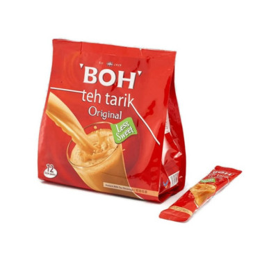 BỘT TRÀ SỮA TRUYỀN THỐNG ÍT NGỌT HIỆU BOH - BOH TEH TARIK ORIGINAL LESS SWEET (12