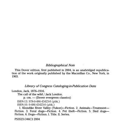 Signet Classics: The Call of the Wild and Selected Stories (With a New Afterword by Tobey Hiller)