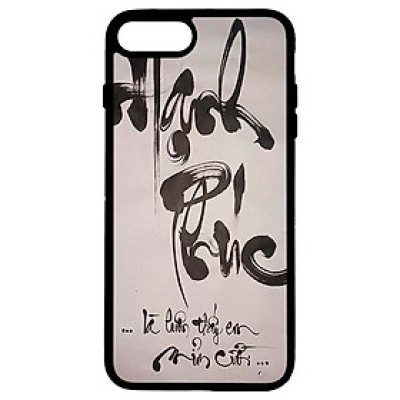 Ốp lưng cho iPhone 8 Plus thư pháp 28 - Hàng chính hãng