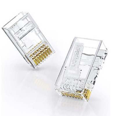 Ugreen UG20798NW171TK 50pcs CAT6 đầu bấm mạng 1 túi có 50 cái - HÀNG CHÍNH HÃNG