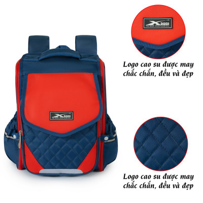 Balo Chống Gù Bé Trai Xbags Xb 3106, Balo Học SInh Tiểu Học Chống Tia UV, ít phai màu