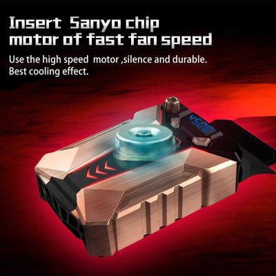 Quạt tản nhiệt bằng hợp kim nhôm cho laptop COOLCOLD K30