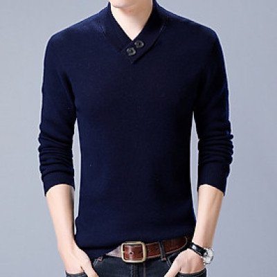 Áo len nam cổ tim Hàn Quốc thời trang LNA21