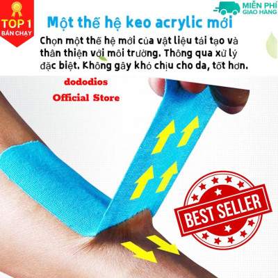 Băng keo thể thao quấn cổ chân giày đá bóng tự dính, băng cuốn bó gối dán cơ thể thao cổ tay ngón tay
