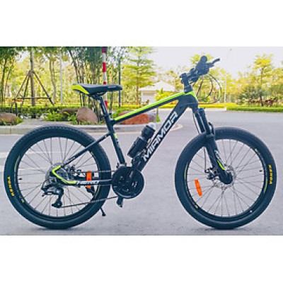 XE ĐẠP ĐỊA HÌNH MTB MIAMOR HERO SIZE 22-2022 ĐEN XANH DƯƠNG