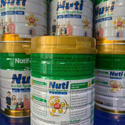 Sữa bột NGUYÊN KEM-Hãng Nutifood-Giành cho cả gia đình-> Tăng ngay khăn lau đa năng mềm mịn