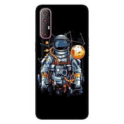 Ốp lưng dành cho Oppo Reno 3 Pro mẫu Phi Hành Gia Mặt Trăng