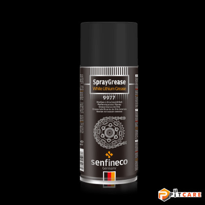 Chai Xịt Sên Dạng Mỡ Bò Trắng Senfineco Spray Grease White Lithium 450ml 9977 