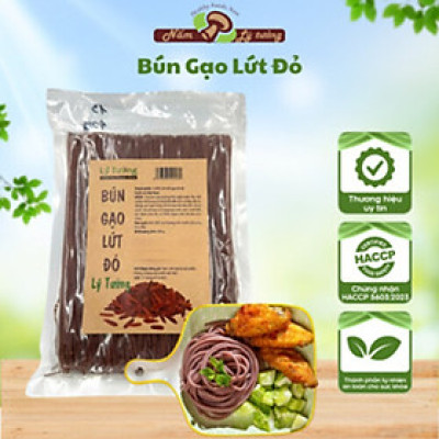 Bún Gạo Lứt Đỏ Lý Tưởng 500g Thực Phẩm Dinh Dưỡng Healthy Eatclean Ăn Kiêng Giảm Cân