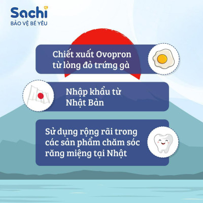 Xịt Chống Sâu Răng Cho Bé SACHI Ngăn Ngừa Mảng Bám Giảm Hôi Miệng, Mang Lại Hơi Thở Thơm Mát Chai 30ml