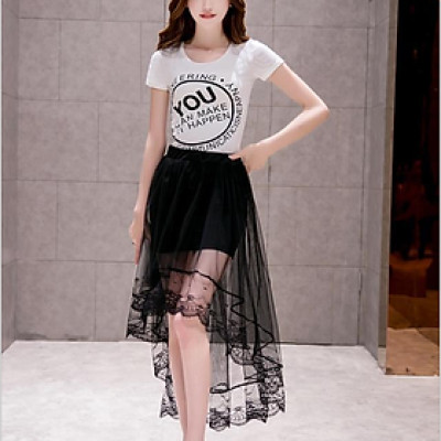 Chân Váy Thời Trang Kiểu Đuôi Cá CVO05 MayHomes Chân Váy Midi  Chất Liệu Ren