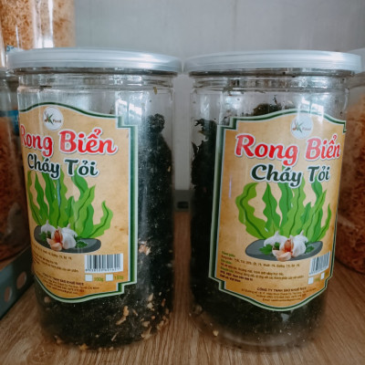 2 Hũ Rong Biển Cháy Tỏi Bổ Dưỡng Hiệu Tân Lộc Phát - Mỗi Hũ 100G