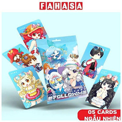 Bộ Thẻ Sưu Tập - Card Colletion Lớp Học Mật Ngữ Follow Me Vol 2 (5 Cards/Túi)
