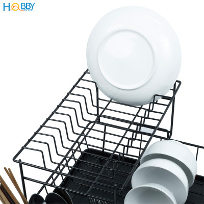 Kệ chén đa năng 2 tầng sắt sơn tĩnh điện Hobby home decor KC7