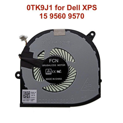 【 Ready stock 】GPU Cooler Radiator 5v Fan For PC Cooling Fans for Dell XPS 15 9560 9570 Precision 5520 5530 Series 0TK9J1 TK9J1 DC28000IPF0 NEW