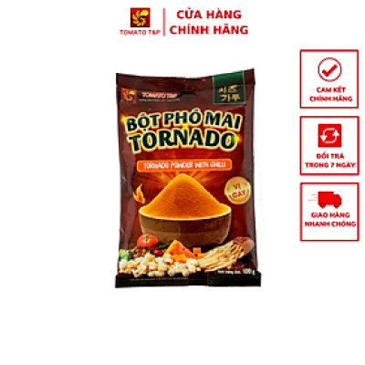 Bột Phô Mai Tornado Vị Cay Gói (100g / Gói)