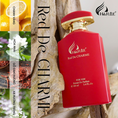 Nước Hoa Nam Charme Red De Charme 100ml Chính Hãng, Nam Tính Lịch Lãm