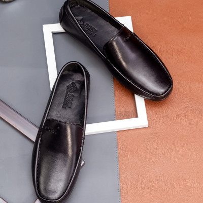 Giày lười da nam ORSIL mã  LF-AT01 2 màu đen và nâu