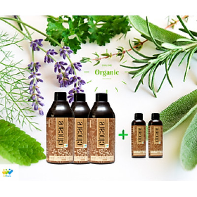 Combo 3 chai 300ml + 2 chai 100ml Nước súc miệng Thảo dược Cincare: Kháng khuẩn, khử mùi, răng nướu sạch khoẻ, ngừa nhiệt miệng, viêm nướu