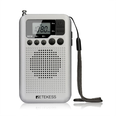 Radio Retekess TR106 FM / AM di động với màn hình LCD