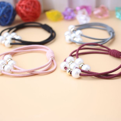 Đồ buộc tóc xinh xắn, 5 chun buộc tóc đính hạt nhiều màu cực đẹp SC24