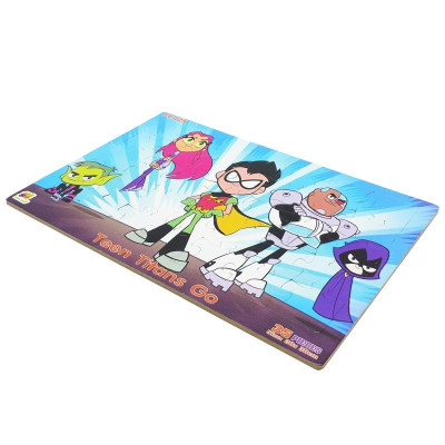 Bộ Xếp Hình Khổ A4 Puzzle Minh Châu 35-029 - Teen Titans Go (35 Mảnh Ghép)