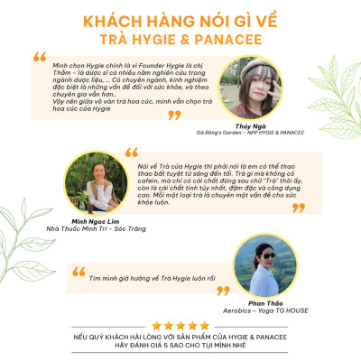 Trà Đinh Lăng Hygie 250g giúp an thần, ngủ ngon